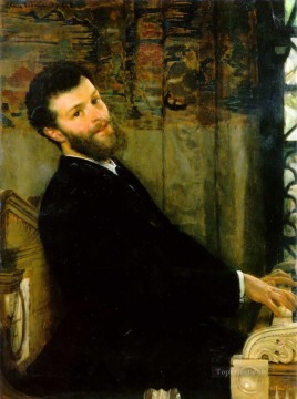 banquet of the officers of the st george civic guard company 1 Painting - portrait of the Singer George Henschel Romantic Sir Lawrence Alma Tadema